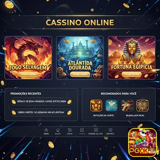 Usuário jogando no aplicativo PGOK com segurança